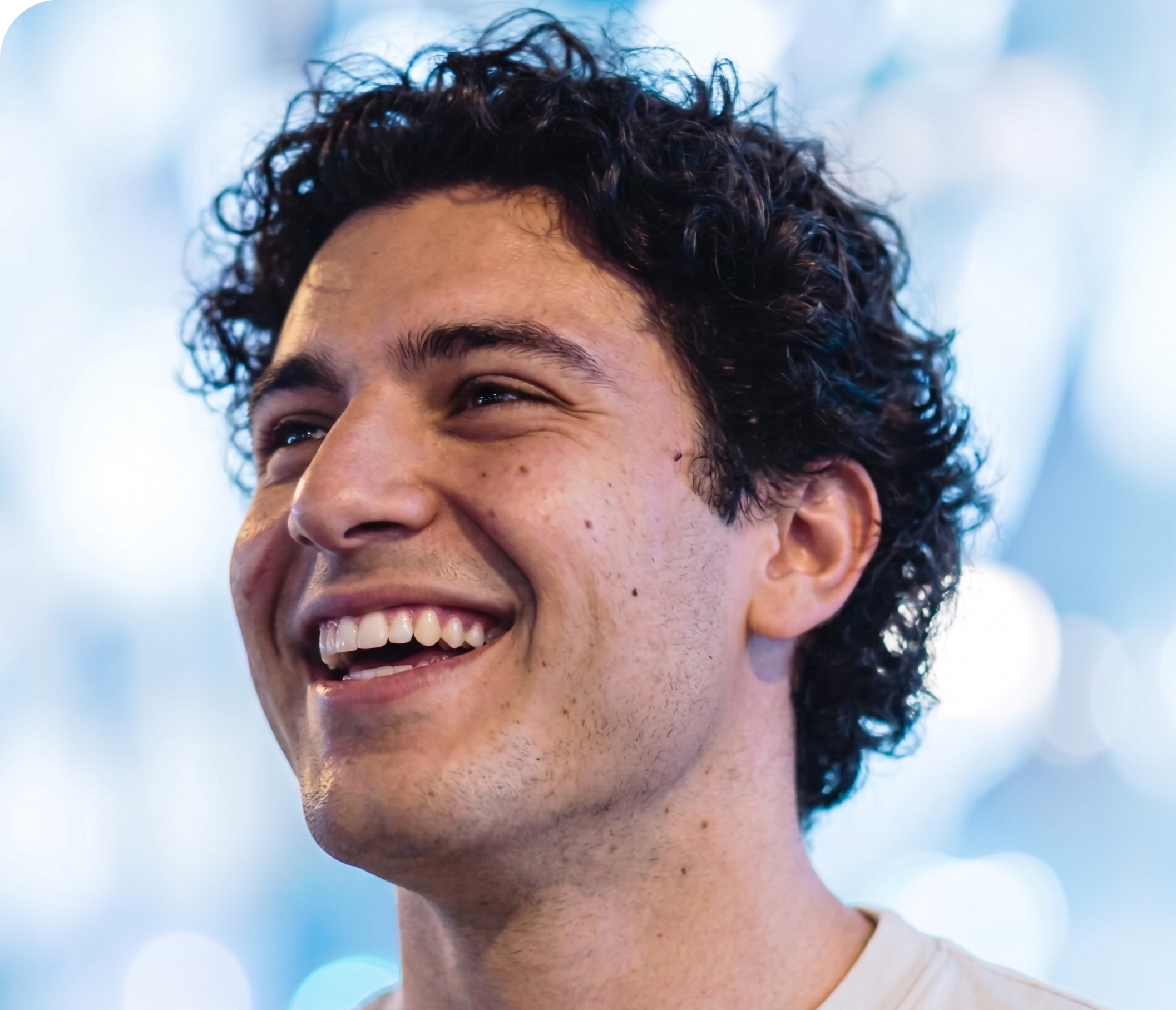 Smiling man